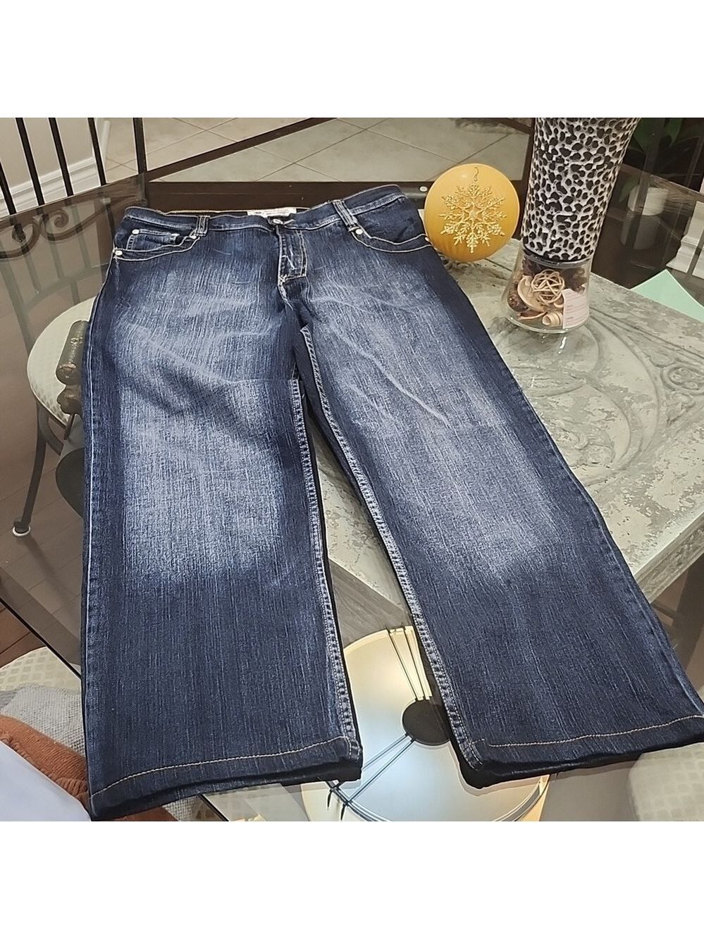 DIESEL men's vintage dark wash jeans made in Italy 36 x 29